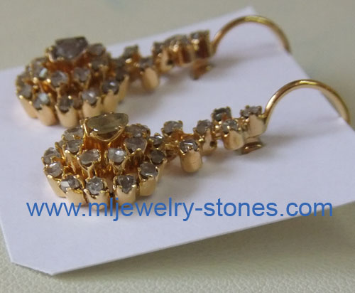 ต่างหูเพชรซีกโบราณ(ซุมบังซายับ) 1