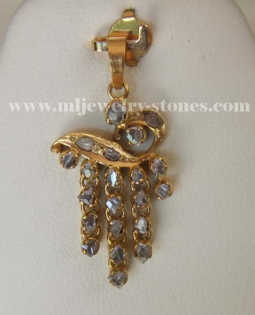 จี้เพชรซีกโบราณ(ล็อกเก็ตอินตัน)