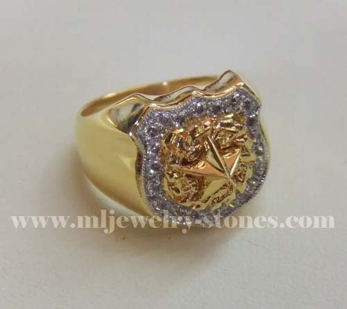 แหวนทหารล้อมเพชรของผู้กองวุฒิภัทร(งานสั่งทำค่ะ) 3