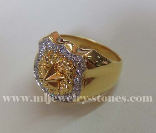 แหวนทหารล้อมเพชรของผู้กองวุฒิภัทร(งานสั่งทำค่ะ) 4