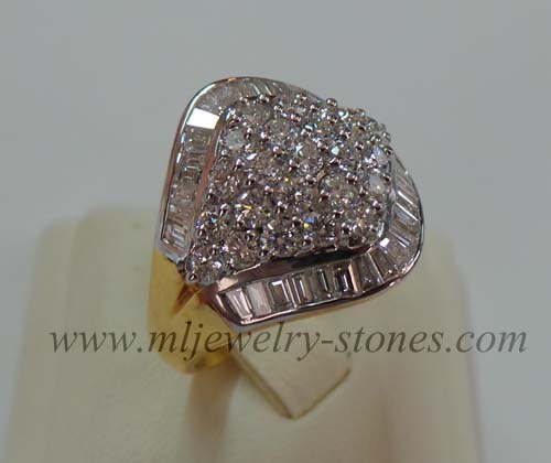 แหวนเพชรแท้เบลเยี่ยม 1.50 cts. 1