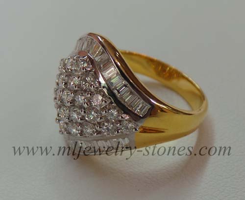 แหวนเพชรแท้เบลเยี่ยม 1.50 cts. 3