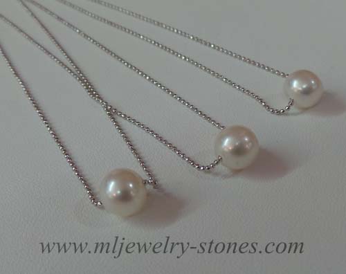 สร้อยคอไข่มุกแท้ (สไตล์Tin Cup)