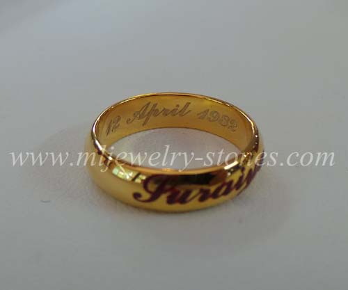 แหวนทองคำยิงเลเซอร์ Suraiya (งานสั่งทำ) 4