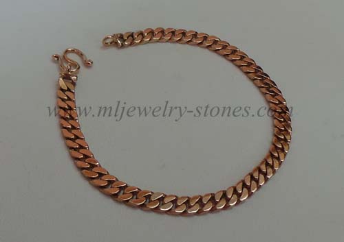 สร้อยข้อมือนากแท้ มือสองสภาพ 95  ลายเลสแบน น้ำหนัก 8.5 กรัม ความยาว 6.5 นิ้ว 1