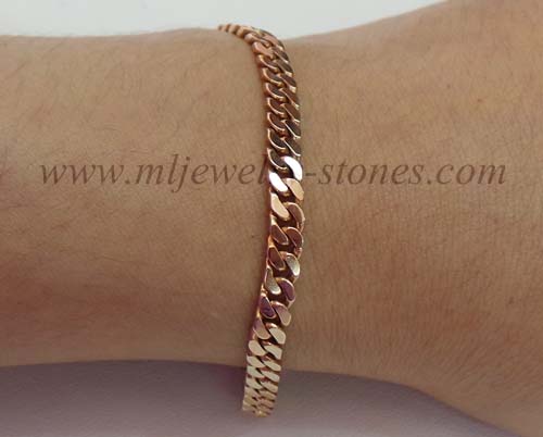 สร้อยข้อมือนากแท้ มือสองสภาพ 95  ลายเลสแบน น้ำหนัก 8.5 กรัม ความยาว 6.5 นิ้ว 2