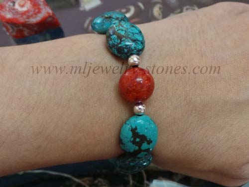 สร้อยข้อมือเทอร์ควอยซ์(Turquoise) 6