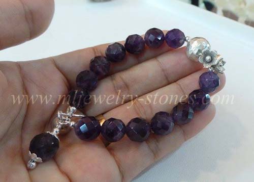 สร้อยข้อมืออเมทิสต์ (Amethyst) 5