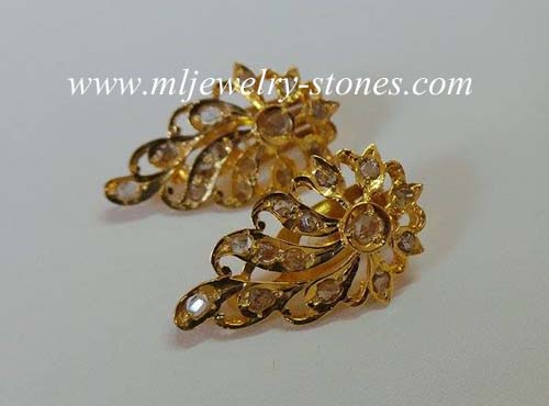 ต่างหูเพชรซีกโบราณ(ซุมบังอินตัน) 1