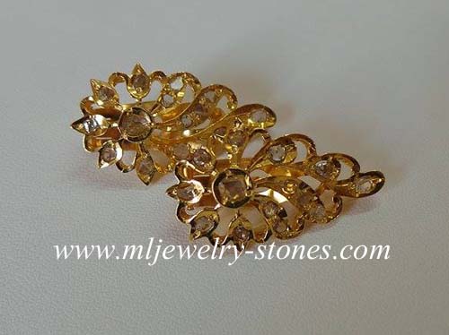 ต่างหูเพชรซีกโบราณ(ซุมบังอินตัน) 2