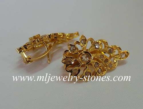 ต่างหูเพชรซีกโบราณ(ซุมบังอินตัน) 4