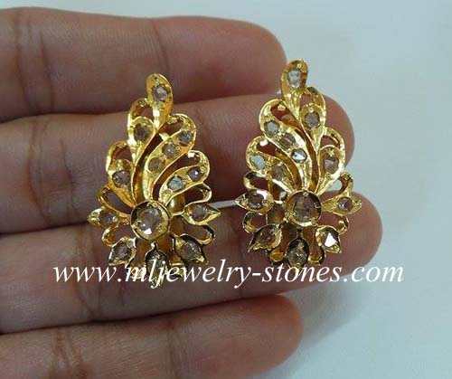 ต่างหูเพชรซีกโบราณ(ซุมบังอินตัน) 6