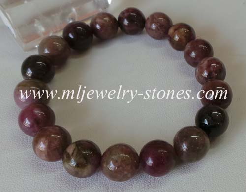 สร้อยข้อมือหินทัวร์มาลีน(Tourmaline) 12 มิล 1