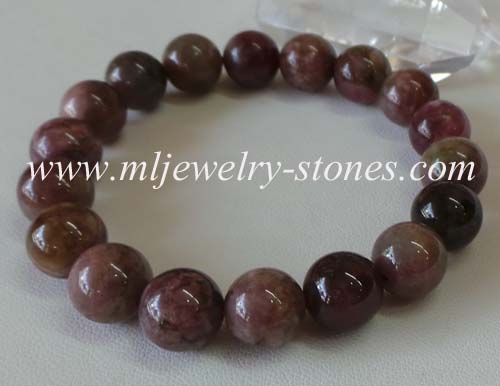 สร้อยข้อมือหินทัวร์มาลีน(Tourmaline) 12 มิล 2