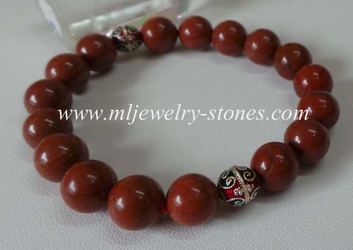 สร้อยข้อมือเรดแจสเปอร์(Red Jasper) 2