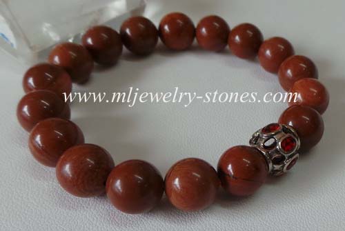 สร้อยข้อมือเรดแจสเปอร์(Red Jasper) 1