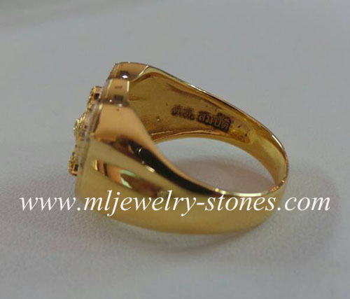 แหวนตราโล่ห์ตำรวจล้อมเพชรแท้(งานลูกค้าสั่งทำ) 4