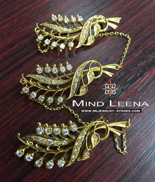 เข็มกลัดเพชรโบราณ (กอรอสัง)peranakan nyonya jewelry