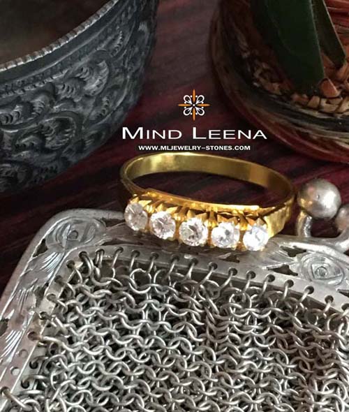 แหวนเพชรแท้โบราณ(จินเจนเบอรันเลียน)peranakan nyonya jewelry