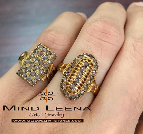 แหวนเพชรซีกโบราณ(จินเจนอินตัน) ราคาพิเศษ