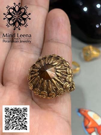 แหวนทองโบราณ ฉลุลายสวยงามอ่อนช้อย