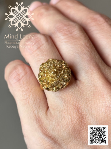 แหวนทองสัตตบงกช งานเก่า งานโบราณ Thai Traditional Jewelry Style 