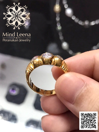 แหวนเพชรลูกโลก RoseCut Diamond 1