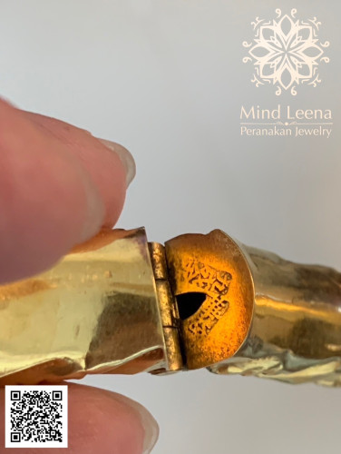 กำไลข้อเท้าทองโบราณ อายุร้อยกว่าปี 2