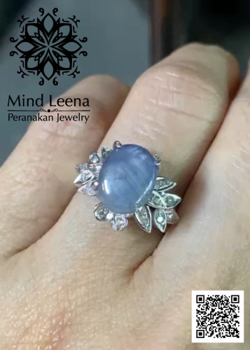 แหวนนิร่า(ไพลิน) พลอยแท้สวย