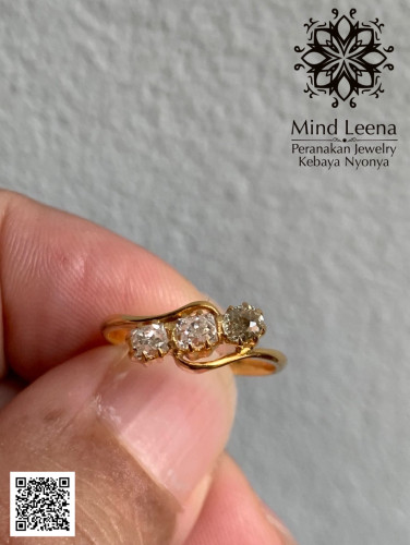 แหวนเพชร old cut งานเก่างานโบราณ Antique Old Cut Diamond Ring. 1