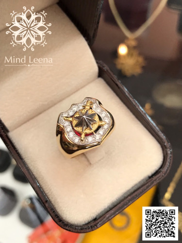 แหวนนายร้อยตำรวจล้อมเพชรแท้ (งานลูกค้าสั่งทำ) 2