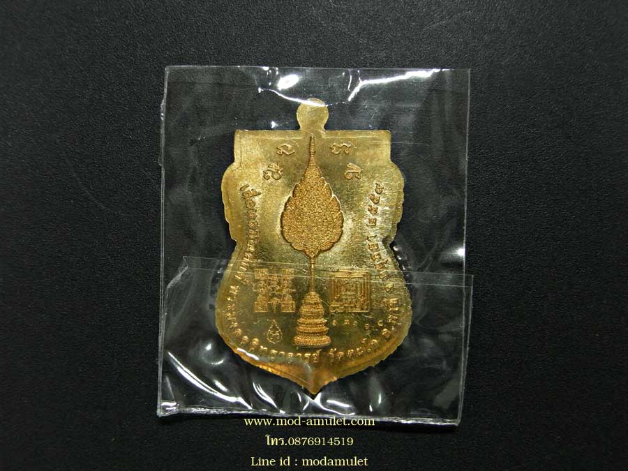 เหรียญเลื่อนสมณศักดิ์เนื้อทองทิพย์ ปี59 หลวงพ่อรวย วัดตะโก Lp Ruay (2) 1