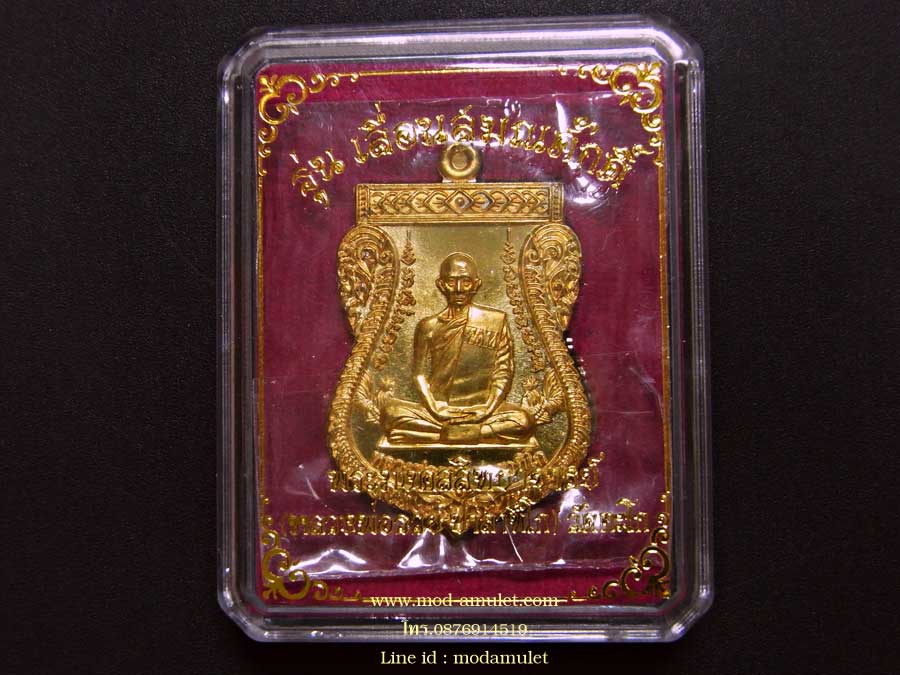 เหรียญเลื่อนสมณศักดิ์เนื้อทองทิพย์ ปี59 หลวงพ่อรวย วัดตะโก Lp Ruay (4) 3