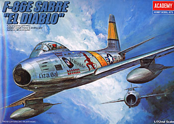 F-86E Sabre "El Diable" 1/72 Academy