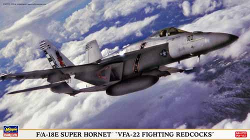 F/A-18E SUPER HORNET "VFA-22 FIGHTING REDCOCKS" 1/72 Hasegawa