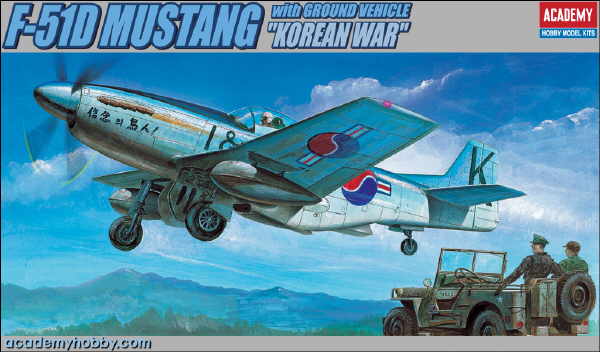 P-51D Mustang "Korean War" 1/72 Academy
