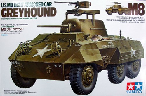 U.S. M8 Light Armored Car Greyhound 1/35 Tamiya