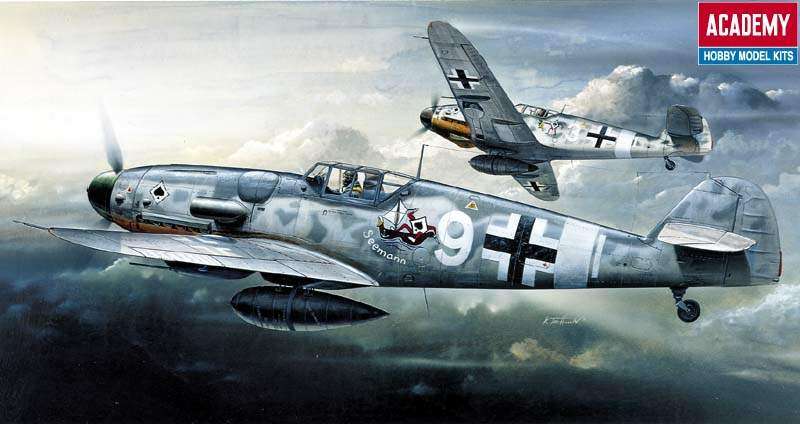 Messerschmitt Bf109G-6 1/12 Academy