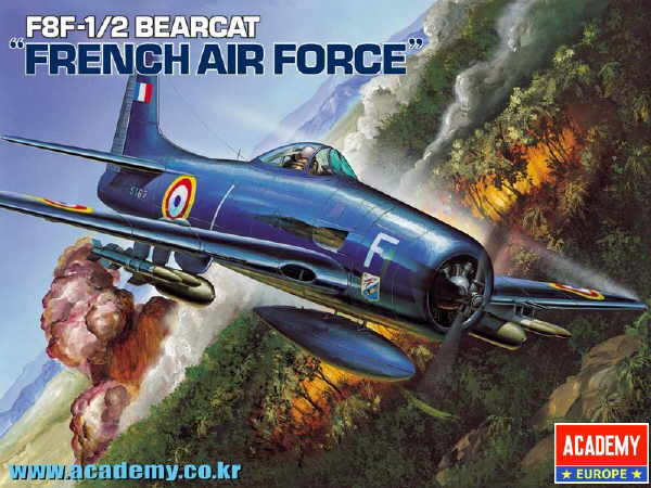 F-8F-1/2 Bearcat "French Air Force" 1/48 Academy