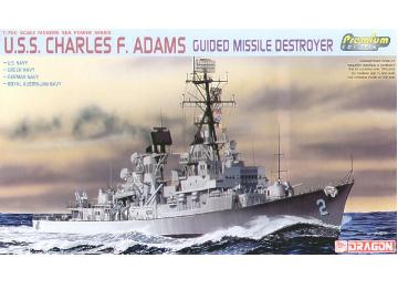 USS Charles F.Adams Guided Missile Destroyer 1/700 Dragon