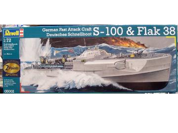 German Fast Attact Craft S-100 & Flak 38 1/72 Revell