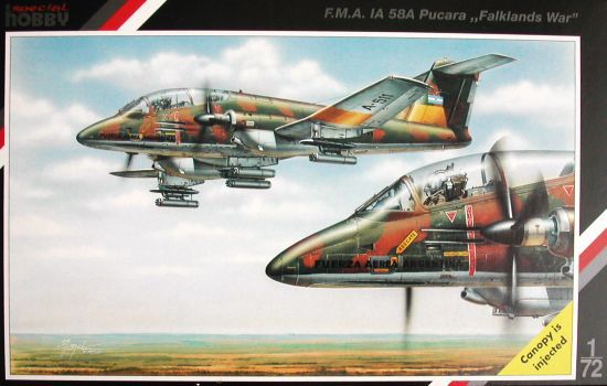 F.M.A. IA58A Pucara "Falklands War" 1/72 Special Hobby