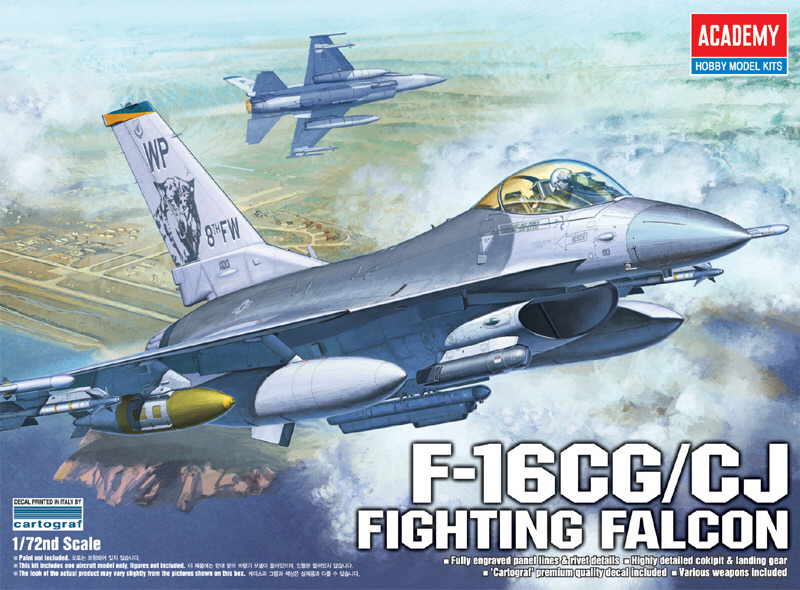 F-16CG/CJ Fighting Falcon 1/72 Academy