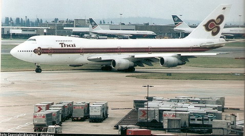Boeing 747-200 Thai 1/144 Decal for Revell