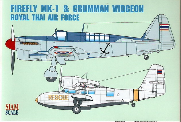 Firefly Mk.1 and Grumman Widgeon RTAF Decal 1/72