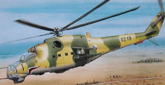 Mi-24D/E Hind \"Czech Republic\" 1/72 Bilek