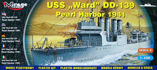 USS Ward DD-139 (Pearl Harbor 1941) 1/400 Mirage