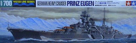 Prinz Eugen 1/700 Waterline Tamiya