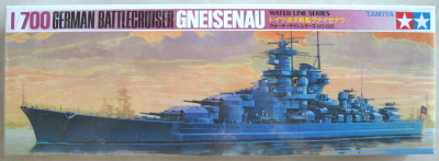 German Battle Cruiser Gneisenau 1/700 Waterline Tamiya