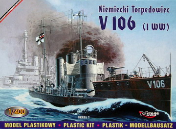 German WWI Topedo ship V106 1/400 Mirage